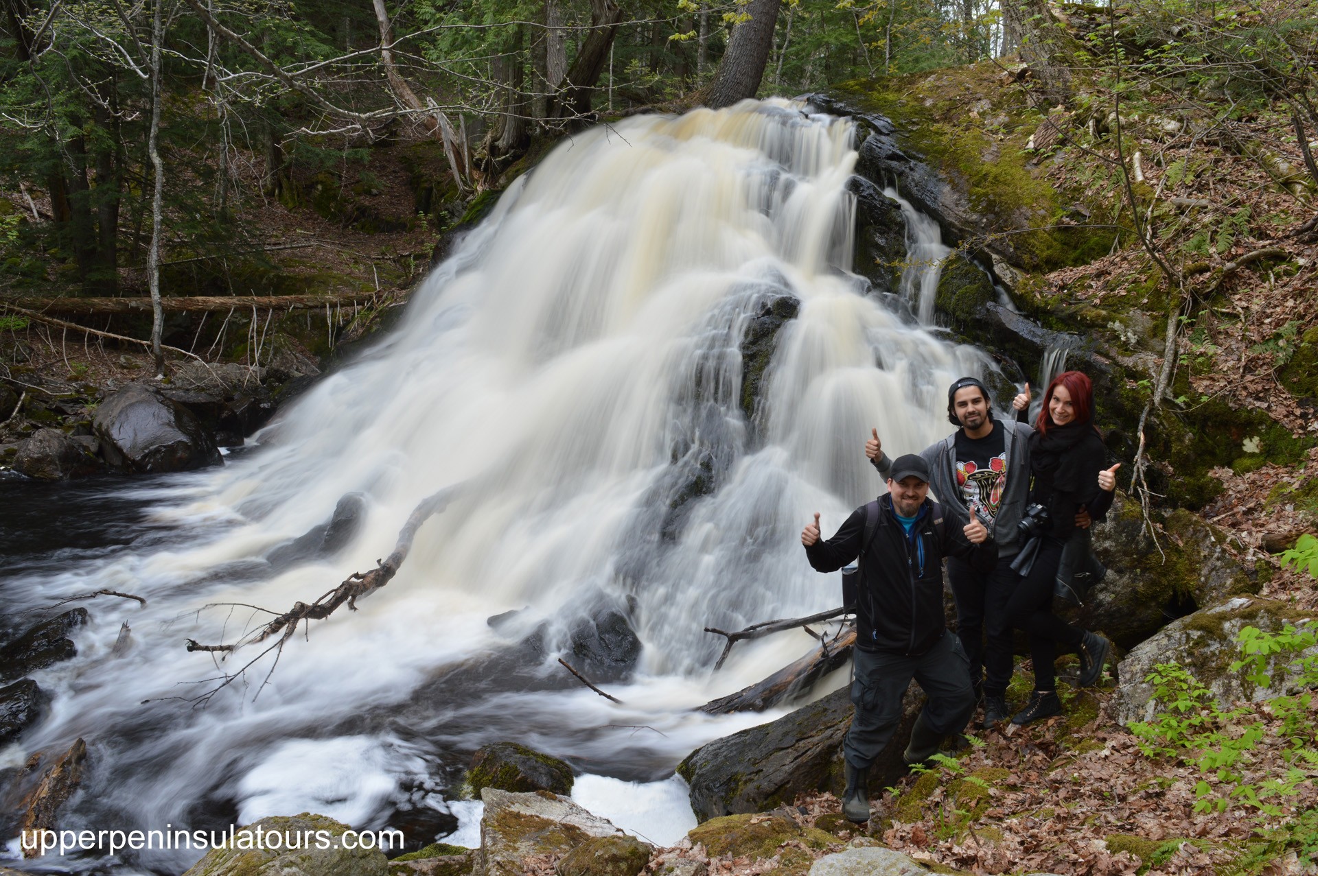 hidden waterfalls tour - upper peninsula waterfall tours